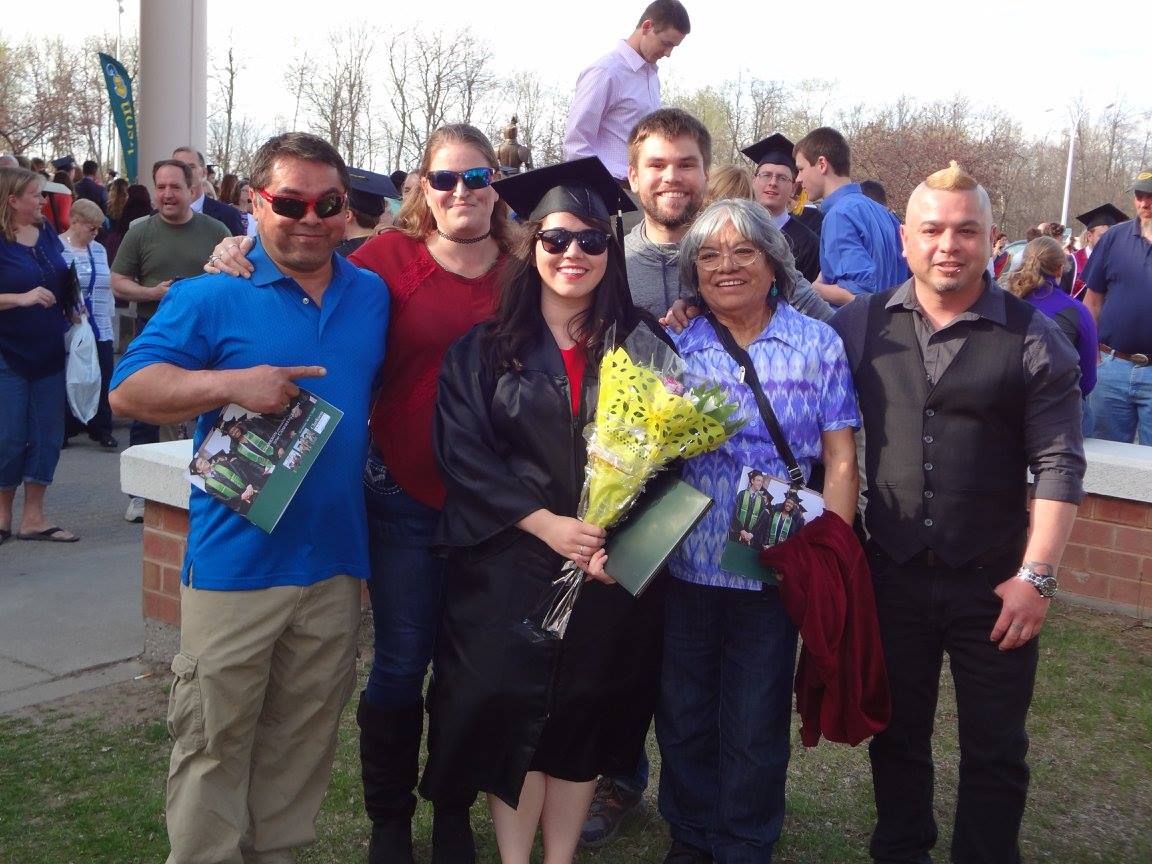 Maria Tye Work celebration with mom