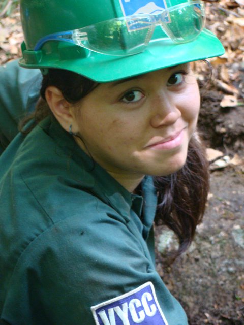 Maria Tye at Vermont Youth Conservation Corps