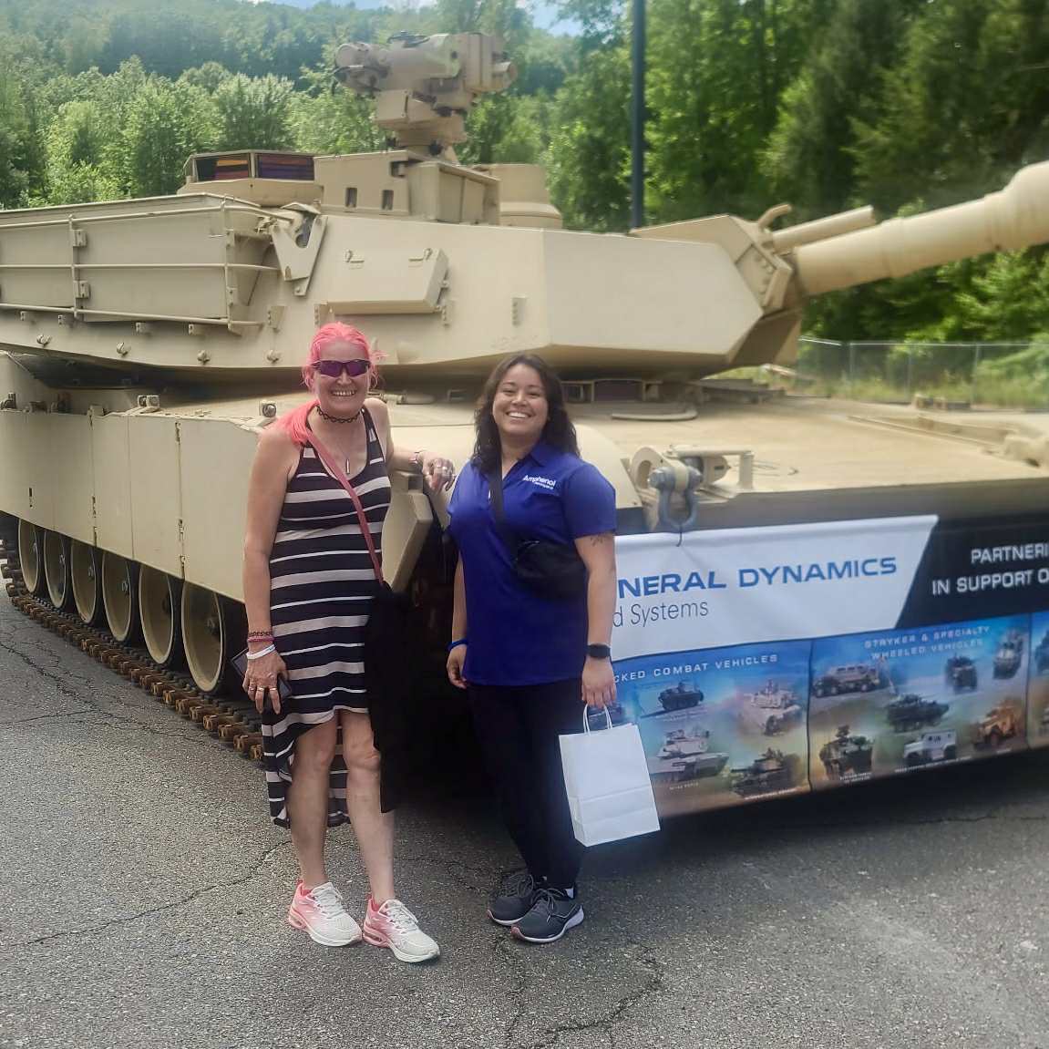 Maria Tye Work celebration with mom