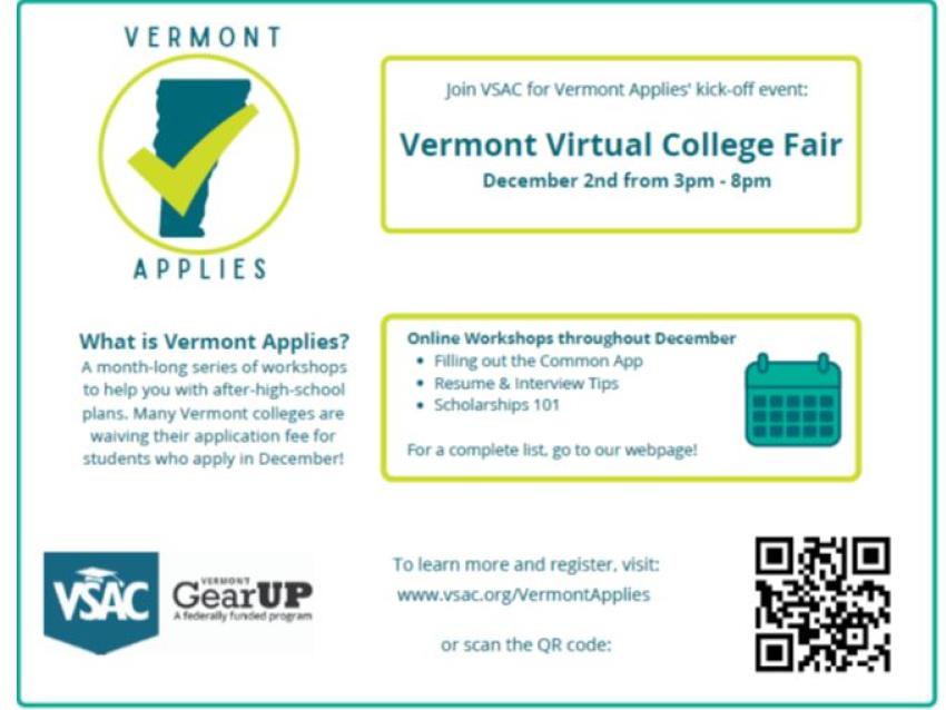 Vermont Applies Month