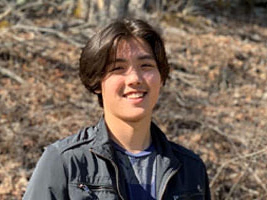 Talent Search student Alex Dufresne