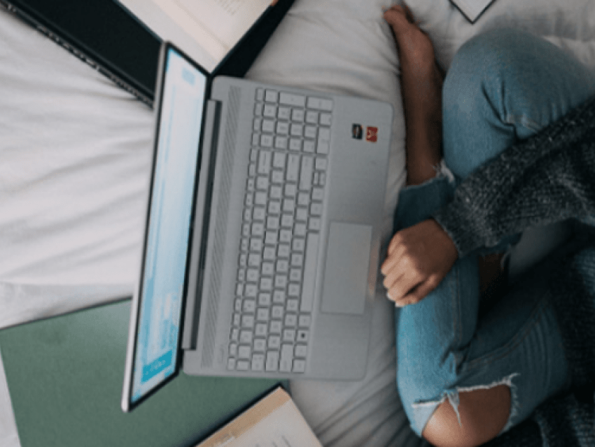 computer and student