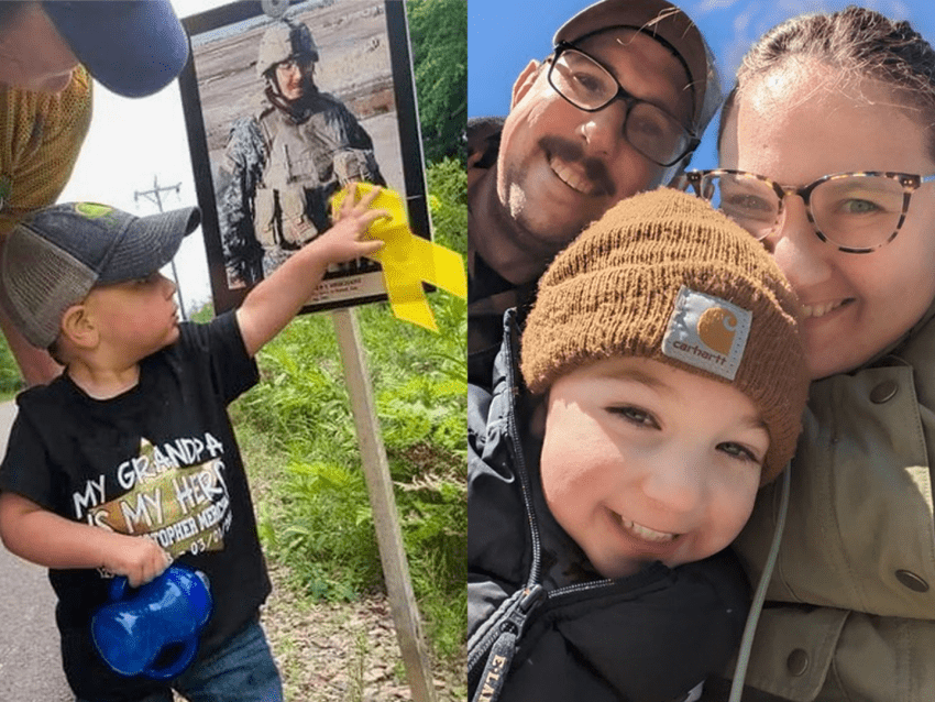 Kristen Moore with family