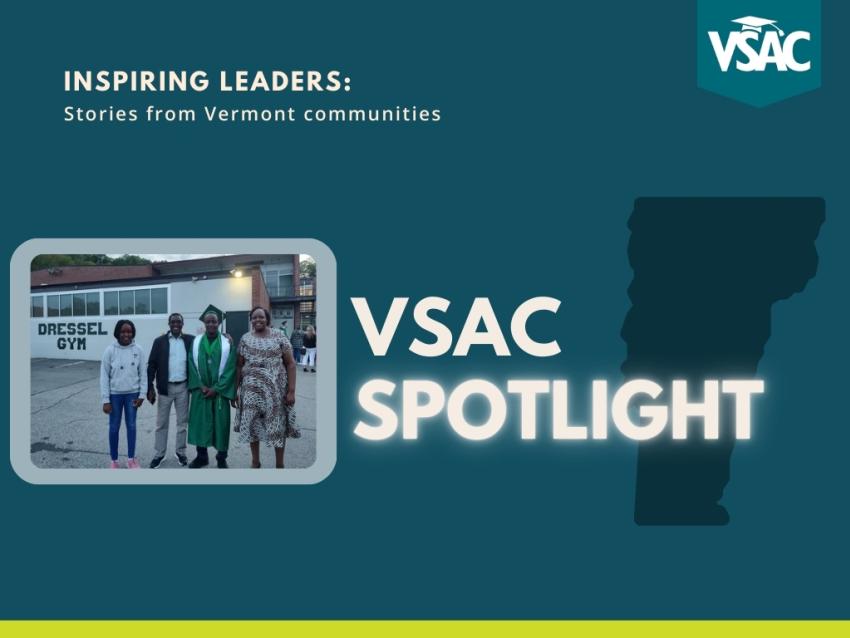 Amon Chumba with family spotlight