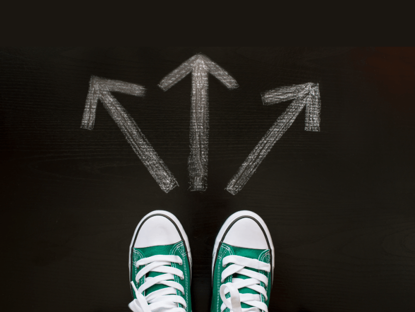 sneakers choosing multiple paths