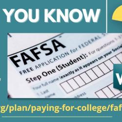 FAFSA graphic Did You Know?