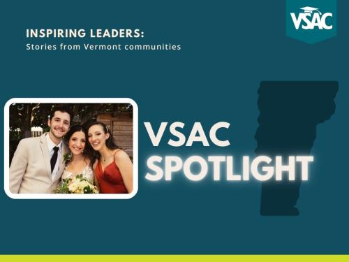 Amara and Nick with their mom, Joanne, at Amara’s wedding