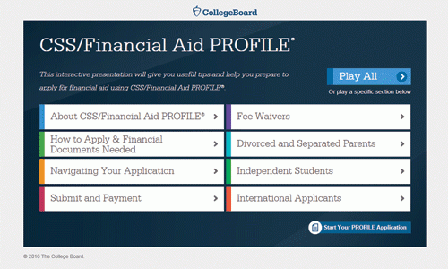 CSS/ Financial Profile