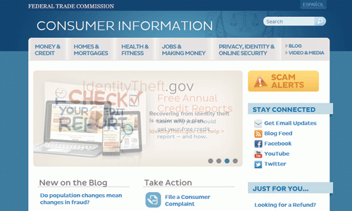 Federal Trade Commission website