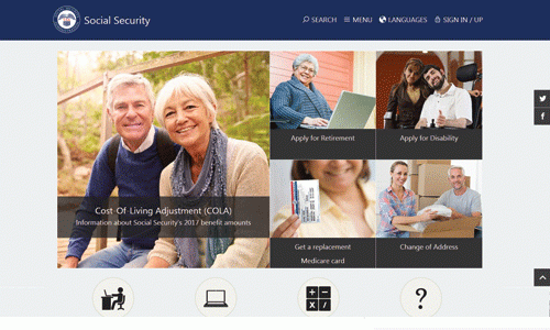 Social Security Website