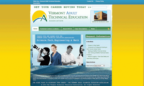 The Vermont Adult Technical Education Association Website