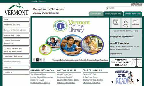 Vermont Department of Libraries